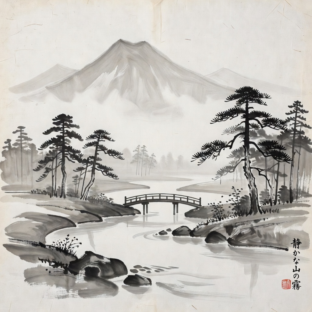 Traditional Japanese Ink Art